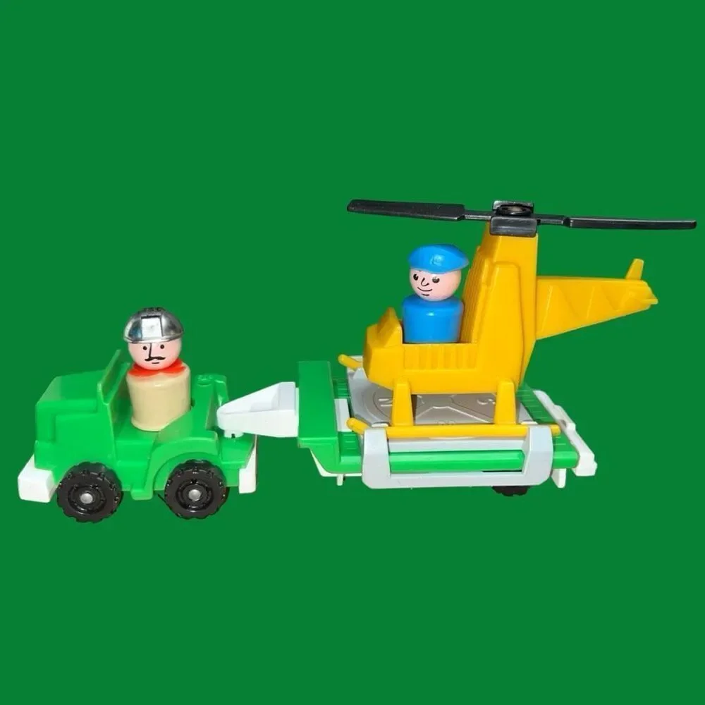 Vintage Fisher Price Little People - #344 Little Trucks 